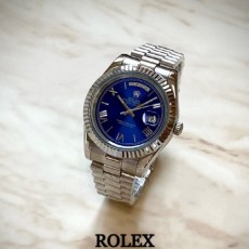 로** 최신상 데이데이트 블루다이얼 오토무브