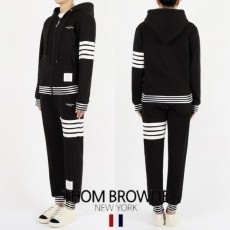 톰* 여성 23FW 사선 시보리 후드 집업 트레이닝세트