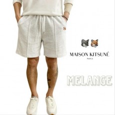 메* 키츠네 핀턱 밴딩반바지