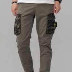 카모 밴딩 조거 워싱 팬츠