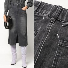 메* 마르지엘라 흑청 스커트 (여성용)