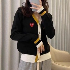 꼼* 레드 와펜 하트 가디건✔수입풀(여성)