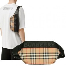 빈티지 체크 소니 블랙 범백