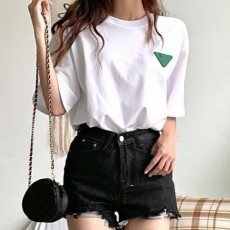 보** 엠브로이드 로고 티셔츠✔수입풀