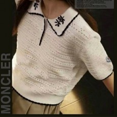 꽃자수 카라 반팔 니트(1480)