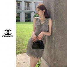 샤* 트위드수술 미니원피스