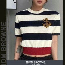 톰* 골드 앵커 ST 반팔 니트(8770)