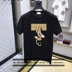 구* 미키마우스걸 금장 패턴 티셔츠