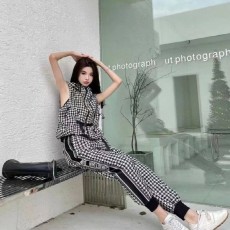 디* 민소매 후드 셋트 (여성)