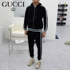 구* 배색라인 벨벳 트레이닝 세트