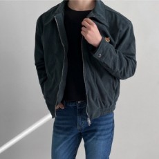 메* 키츠네 폭스헤드 코듀로이 카라 자켓