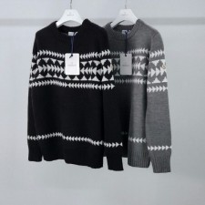 22FW 캐시미어 모헤어 자카드 스웨터