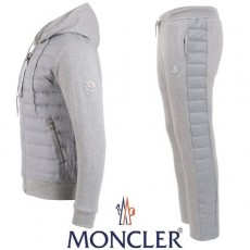 23FW 실버 로고 패치 패딩 집업 트레이닝세트 ☆기모 패딩 원단☆