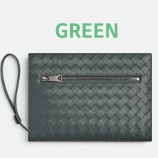 보** NEW 인트레치아토 미디엄 도큐먼트 케이스 ㅡ슬레이트 그린 color