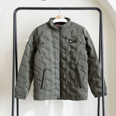 나** 골프 남성 사선 퀄팅 웰론 다운 자켓