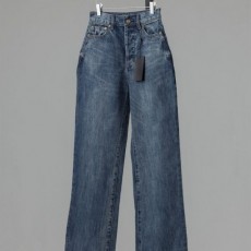 생** 수입고급 세미 와이드 데님진 (여성)