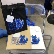 아*** X 키츠네 메디테이션 폭스 티셔츠✔수입풀