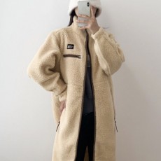 노**** 심플로고 양털 롱패딩 (여성)