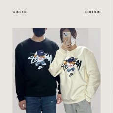 STUSSY 스투시 기모 맨투맨
