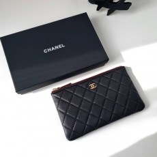 CHANEL 샤넬  클래식 캐비어 스몰 파우치