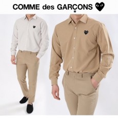 COMME DES GARCONS 꼼데가르송 블랙 패치 셔츠