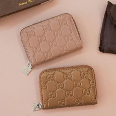 GUCCI 구찌 시그니처 GG 시마 지퍼 카드지갑