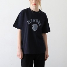 디* 원형 페인트 티셔츠