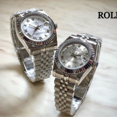 로** 최신상 데이저스트 로마 실버다이얼 쿼츠