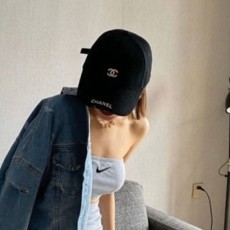 샤* 수입고급 CC 니팅 자수 캔버스 볼캡