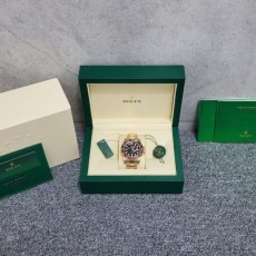 로** GMT 마스터2 루트비어 로즈골드