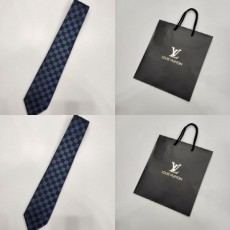 루* 23ss 다미에 패턴 실크 넥타이