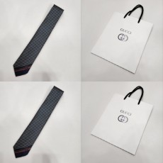 구* 23ss 인터로킹 G 사선로고 실크 넥타이