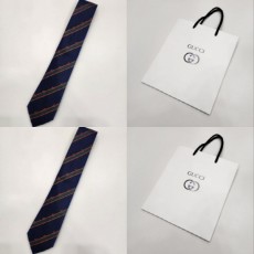 구* 23ss 사선 GG로고 실크 넥타이