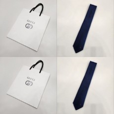 구* 23ss 기하학적 실크 자카드 넥타이