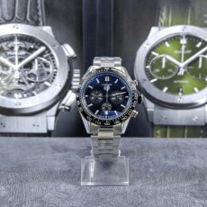 태그*** 신형 까레라 크로노그래프 CBN2A1B.BA0643(어비스블랙)