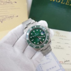 로** 서브마리너 녹판 메탈 시계