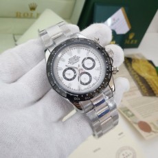 로** 데이토나 흰판 메탈 시계