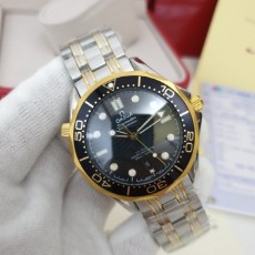 오** 씨마스터 300 물결 검판 콤비 메탈