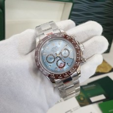 로** 데이토나 세라믹 실버메탈 시계