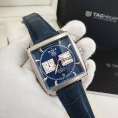 태그*** 모나코 청판 가죽밴드 시계