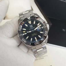 태그*** 아쿠아레이서 검판 메탈 시계