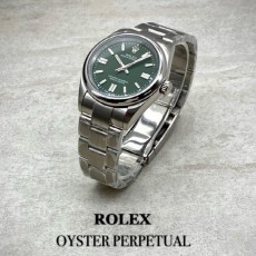 로** 최신상 오이스터퍼페츄얼 그린다이얼