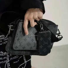 루* 트리오 메신저 모노그램 이클립스 리버스 그레이