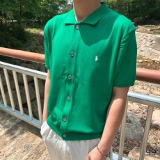 폴* 린넨 반팔 카라 쿨 가디건