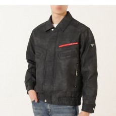 PRADA 프라다 테크니컬 레더 자켓