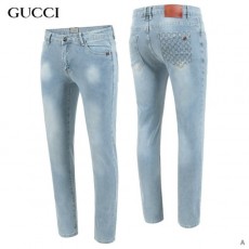 GUCCI 구찌 자가드 포켓 워싱 청바지