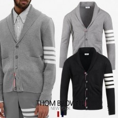THOM BROWNE 톰브라운 4바 숄카라 램스울 가디건