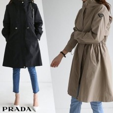 PRADA 프라다 Woven String zip jacket