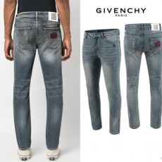 GIVENCHY 지방시 레드로고 워싱 청바지