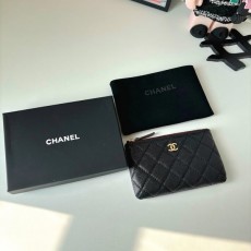 CHANEL 샤넬  클래식 캐비어 미니 파우치